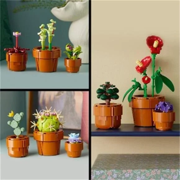LEGO Icons Tiny Plants Build and Display Set for Valentines Day